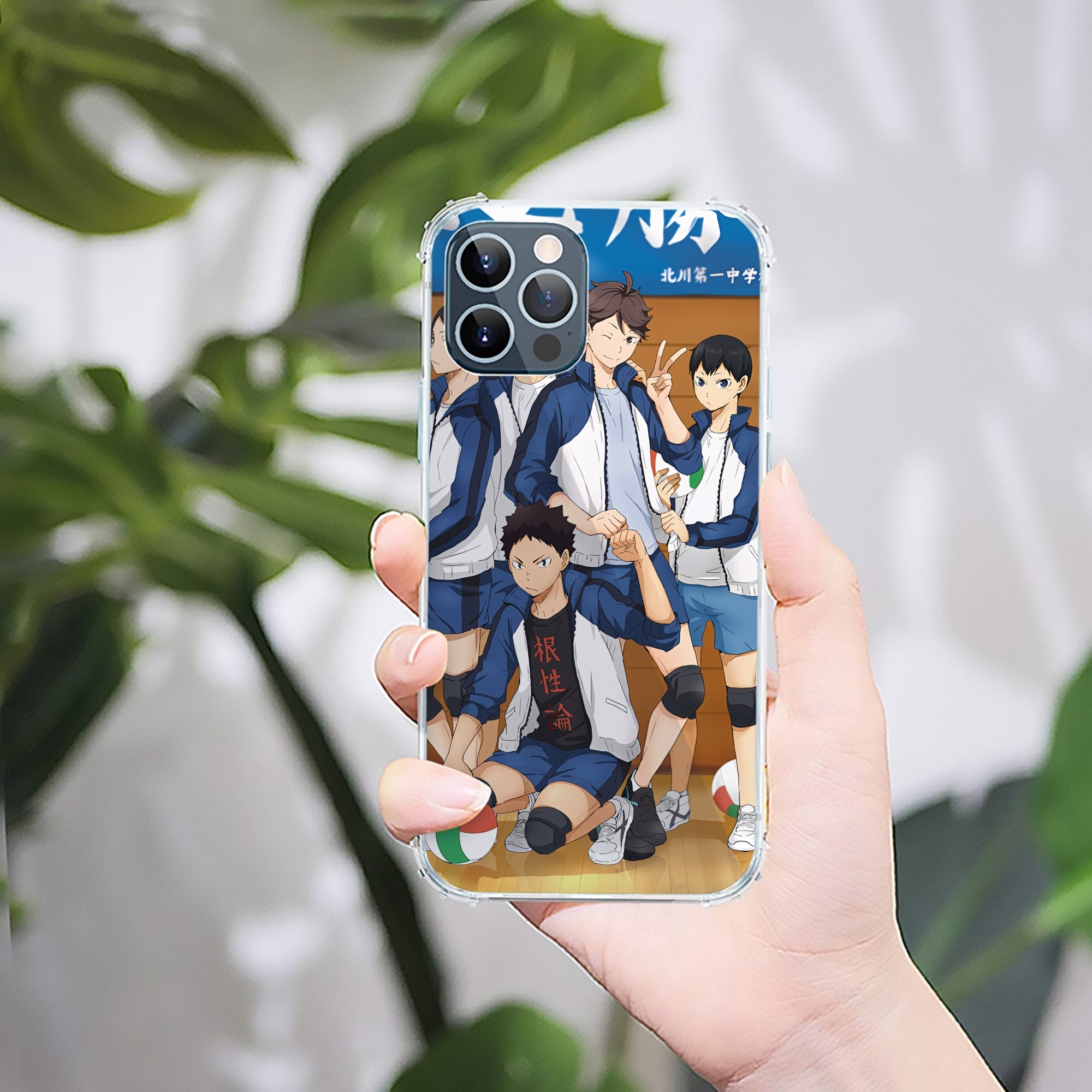 （画像用） ハイキュー!! Haikyu!! 【iPhone 12シリーズ対応】透明スマホケース（クリアソフトケース）